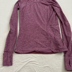 lululemon athletica Maroon Long Sleeve Top
